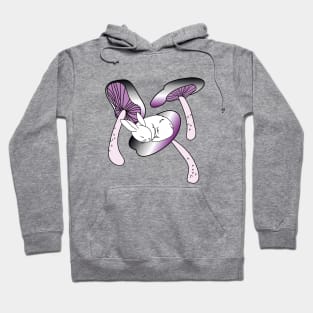 Asexual bunny mushroom Hoodie